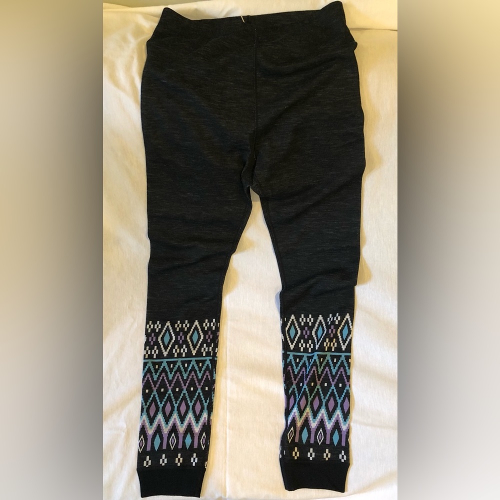 Fairisle Women’s Merino Pants Size 8 (baselayer)